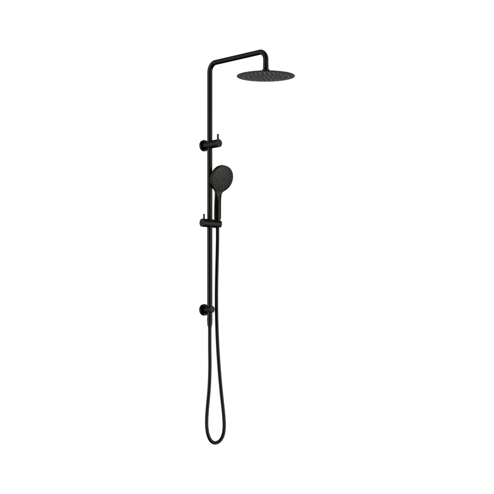 NERO DOLCE II ROUND TWIN SHOWER 1116MM MATTE BLACK