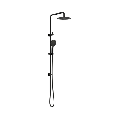NERO DOLCE II LEAD FREE ROUND TWIN SHOWER 1116MM MATTE BLACK