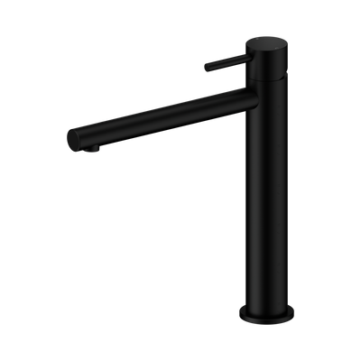 NERO DOLCE II LEAD FREE TALL BASIN MIXER 275MM MATTE BLACK