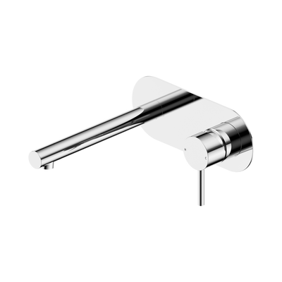 NERO DOLCE II LEAD FREE WALL BASIN / BATH MIXER 200MM CHROME