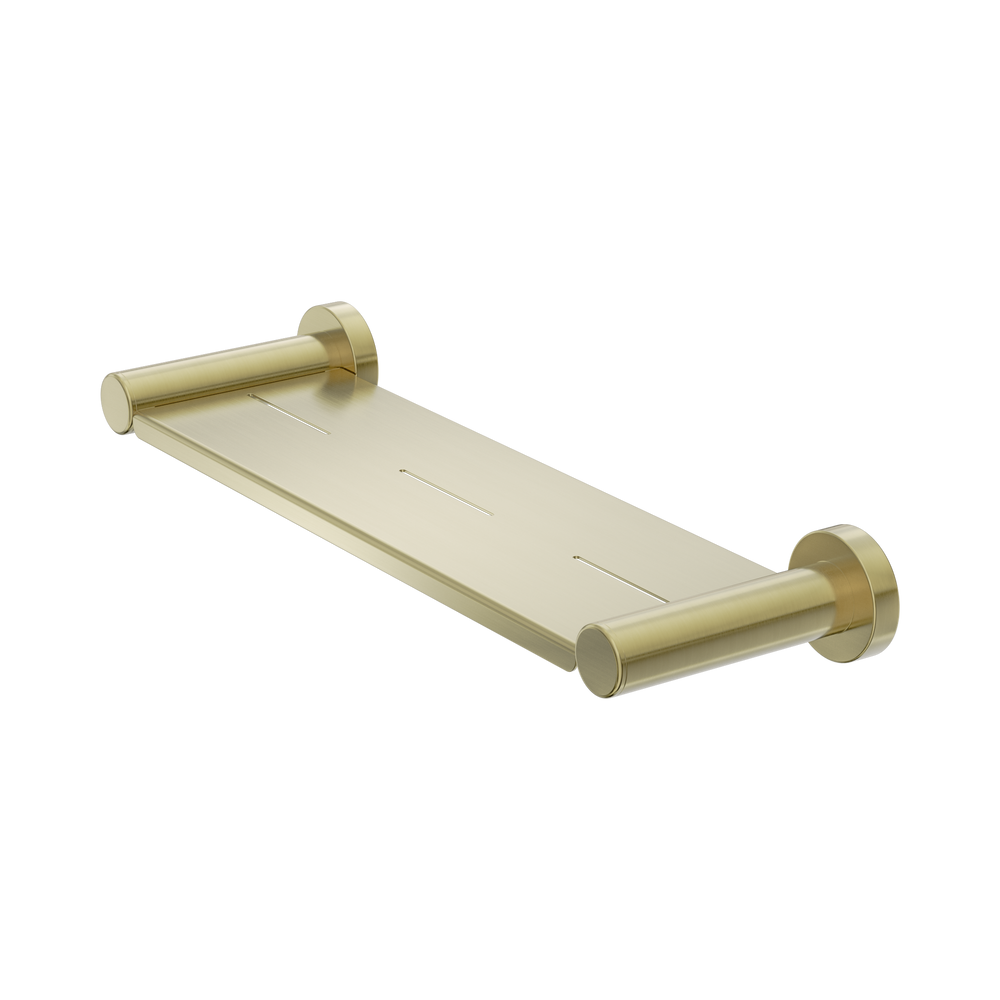 NERO DOLCE II METAL SHOWER SHELF 366MM BRUSHED GOLD