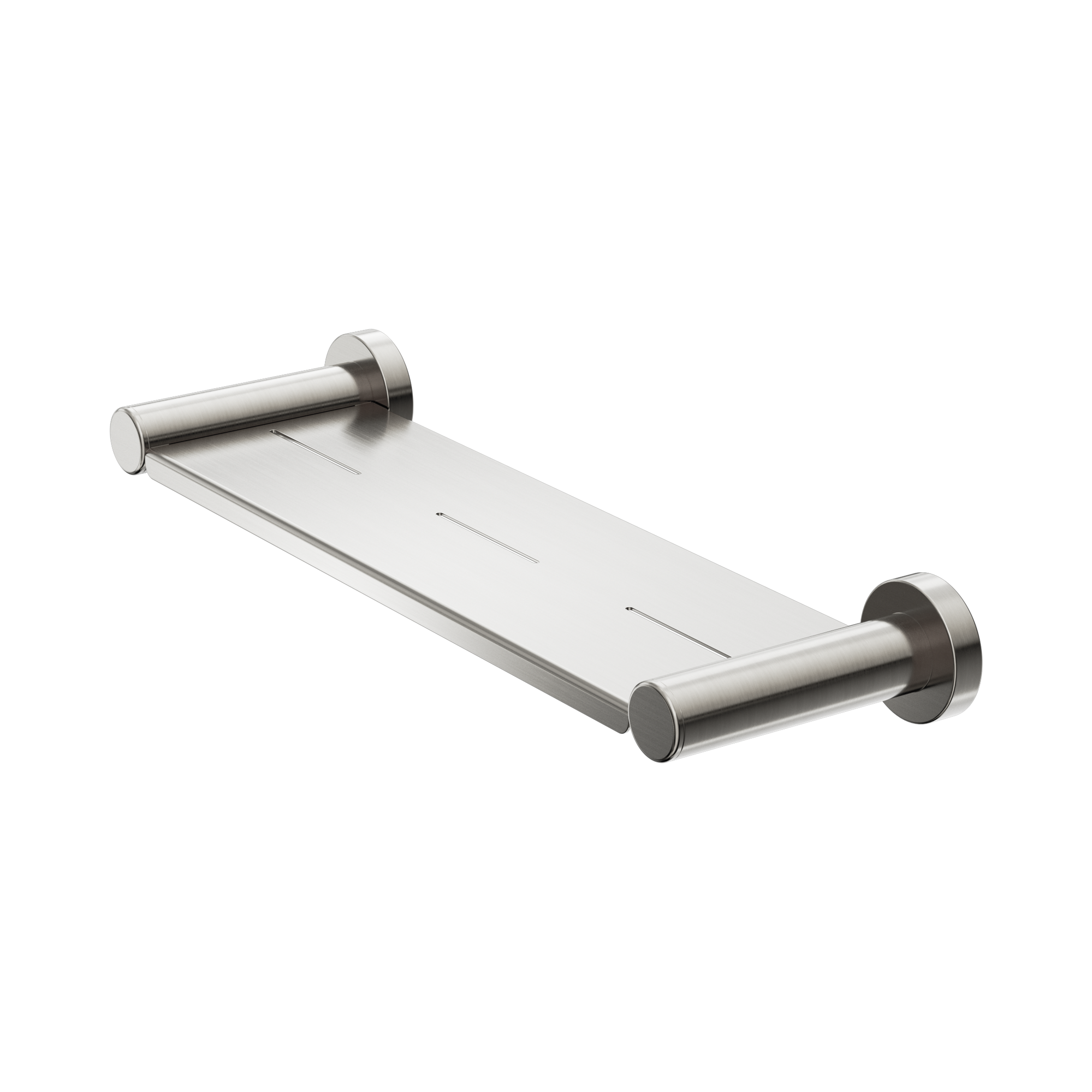 NERO DOLCE II METAL SHOWER SHELF 366MM BRUSHED NICKEL