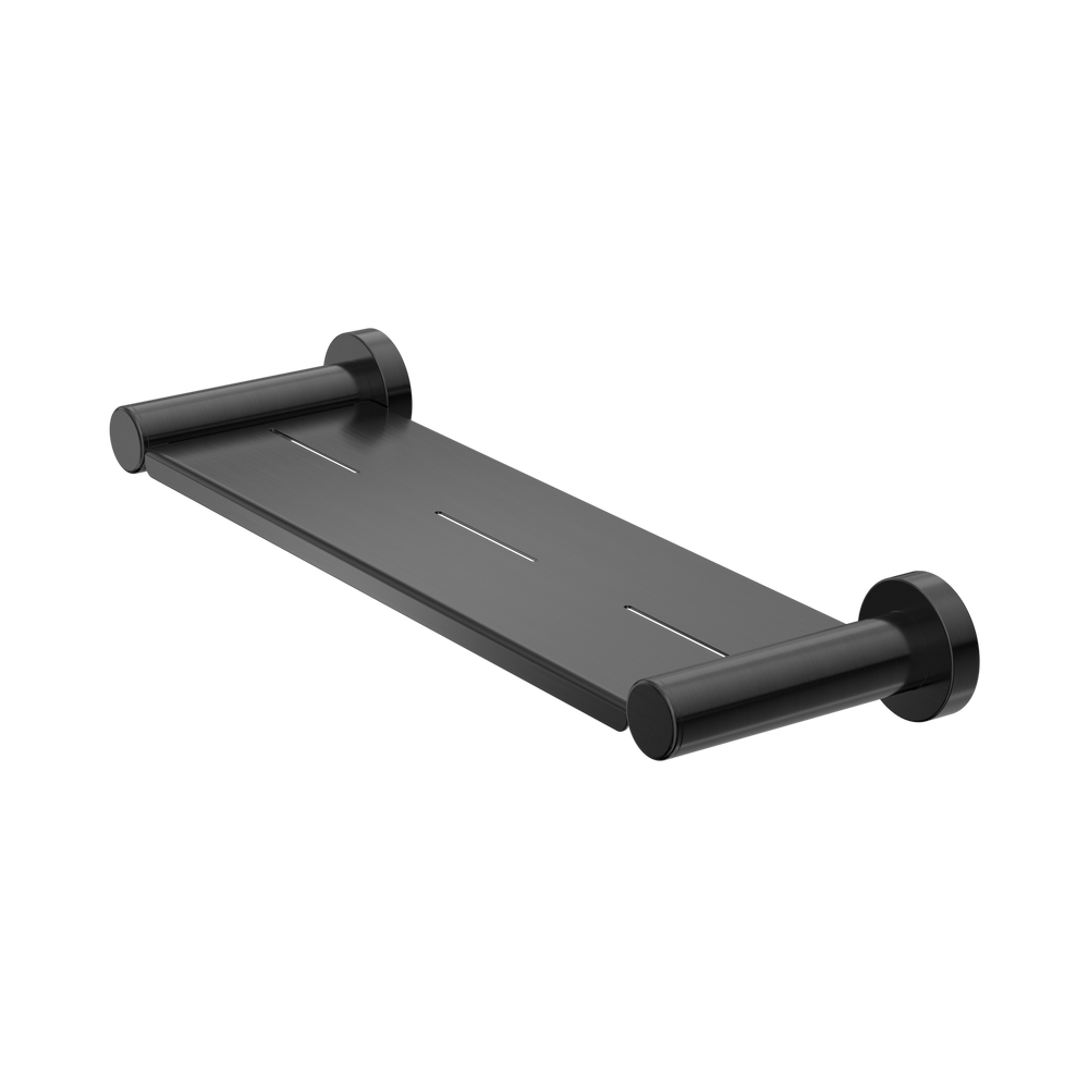 NERO DOLCE II METAL SHOWER SHELF 366MM GUN METAL
