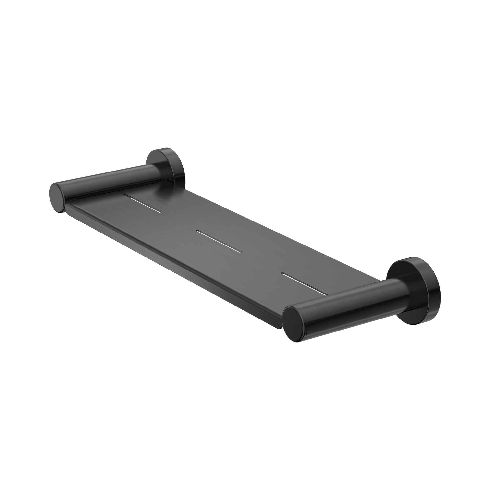 NERO DOLCE II METAL SHOWER SHELF 366MM GUN METAL