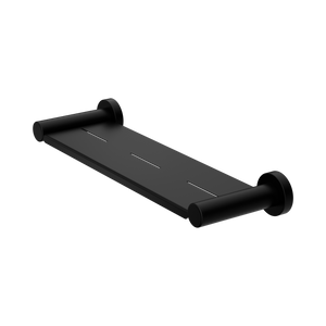 NERO DOLCE II METAL SHOWER SHELF 366MM MATTE BLACK