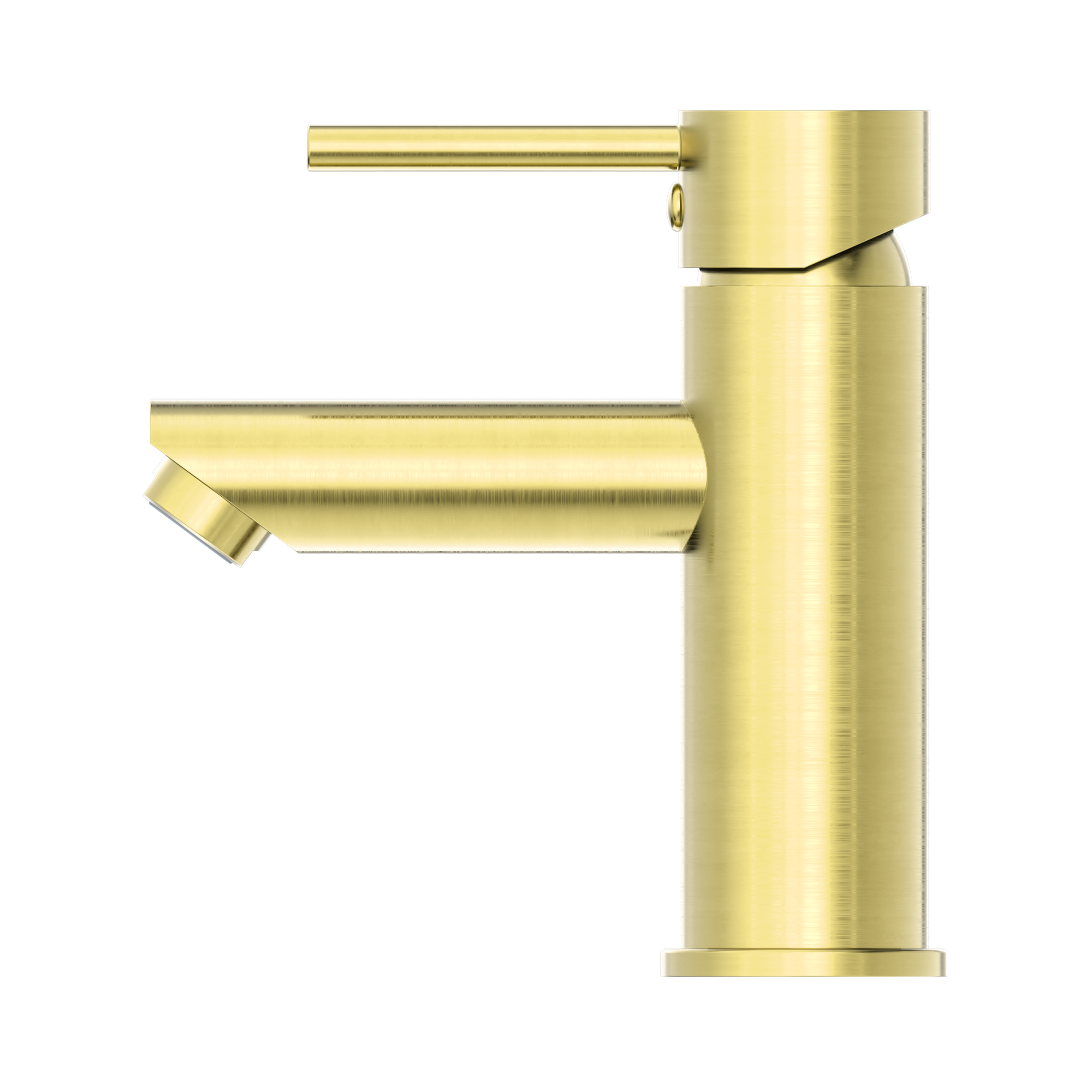 NERO DOLCE BASIN MIXER STRAIGHT SPOUT 156MM BRUSHED GOLD