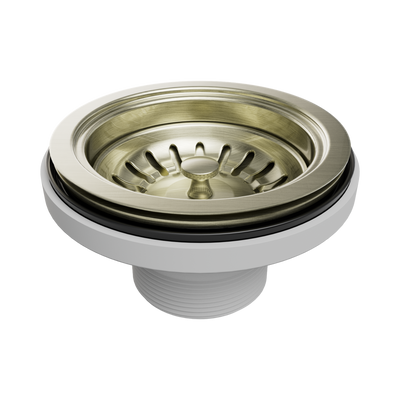 NERO KITCHEN SINK BASKET WASTE 114MM AGED BRASS