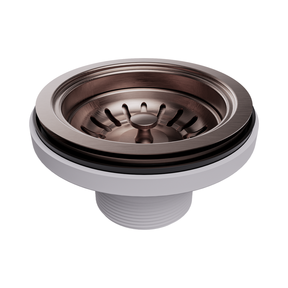 NERO KITCHEN SINK BASKET WASTE 114MM BRUSHED BRONZE