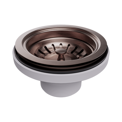 NERO KITCHEN SINK BASKET WASTE 114MM BRUSHED BRONZE
