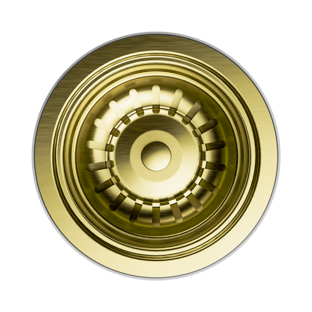 NERO KITCHEN SINK BASKET WASTE 114MM BRUSHED GOLD