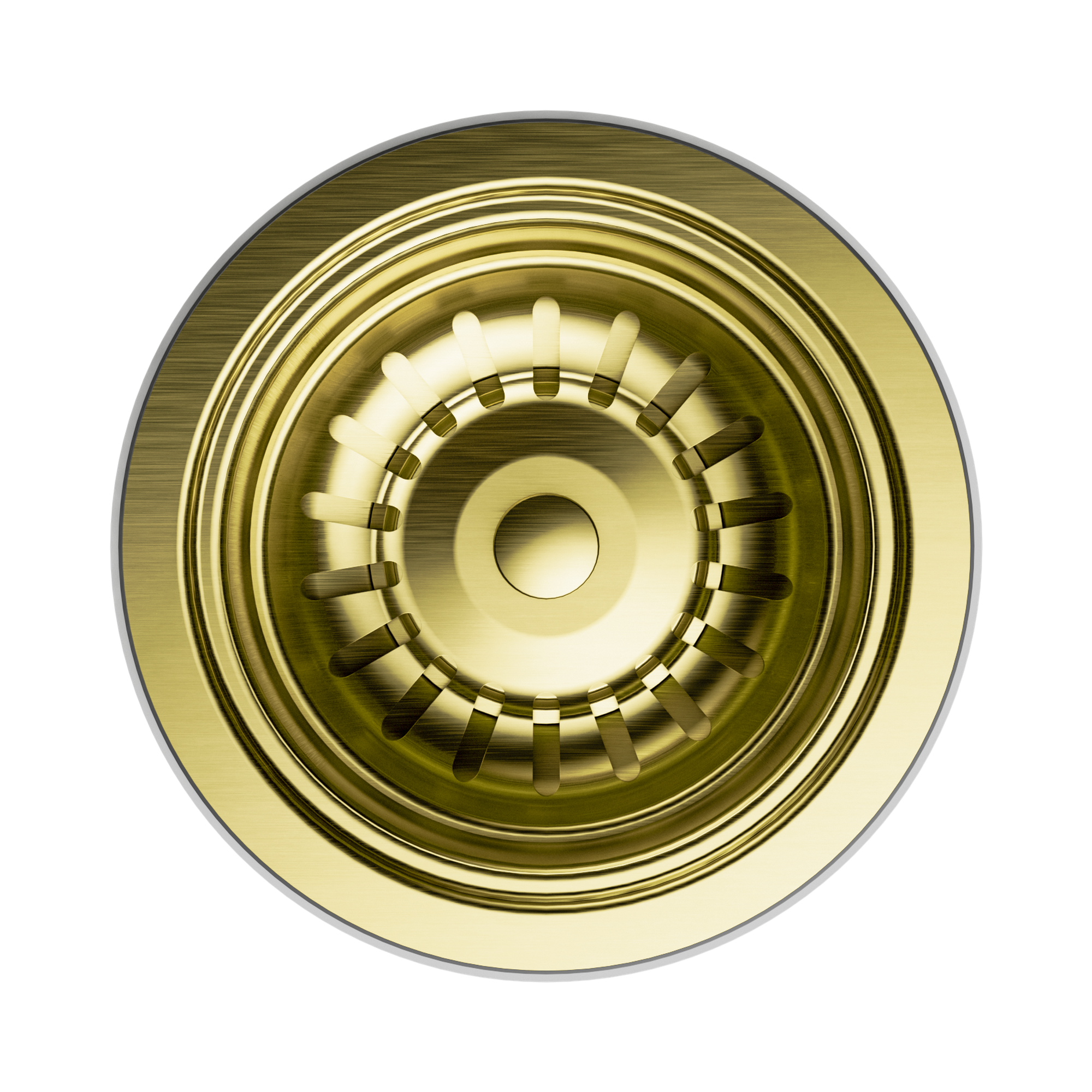 NERO KITCHEN SINK BASKET WASTE 114MM BRUSHED GOLD