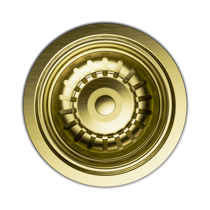 NERO KITCHEN SINK BASKET WASTE 114MM BRUSHED GOLD