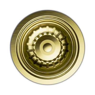 NERO KITCHEN SINK BASKET WASTE 114MM BRUSHED GOLD