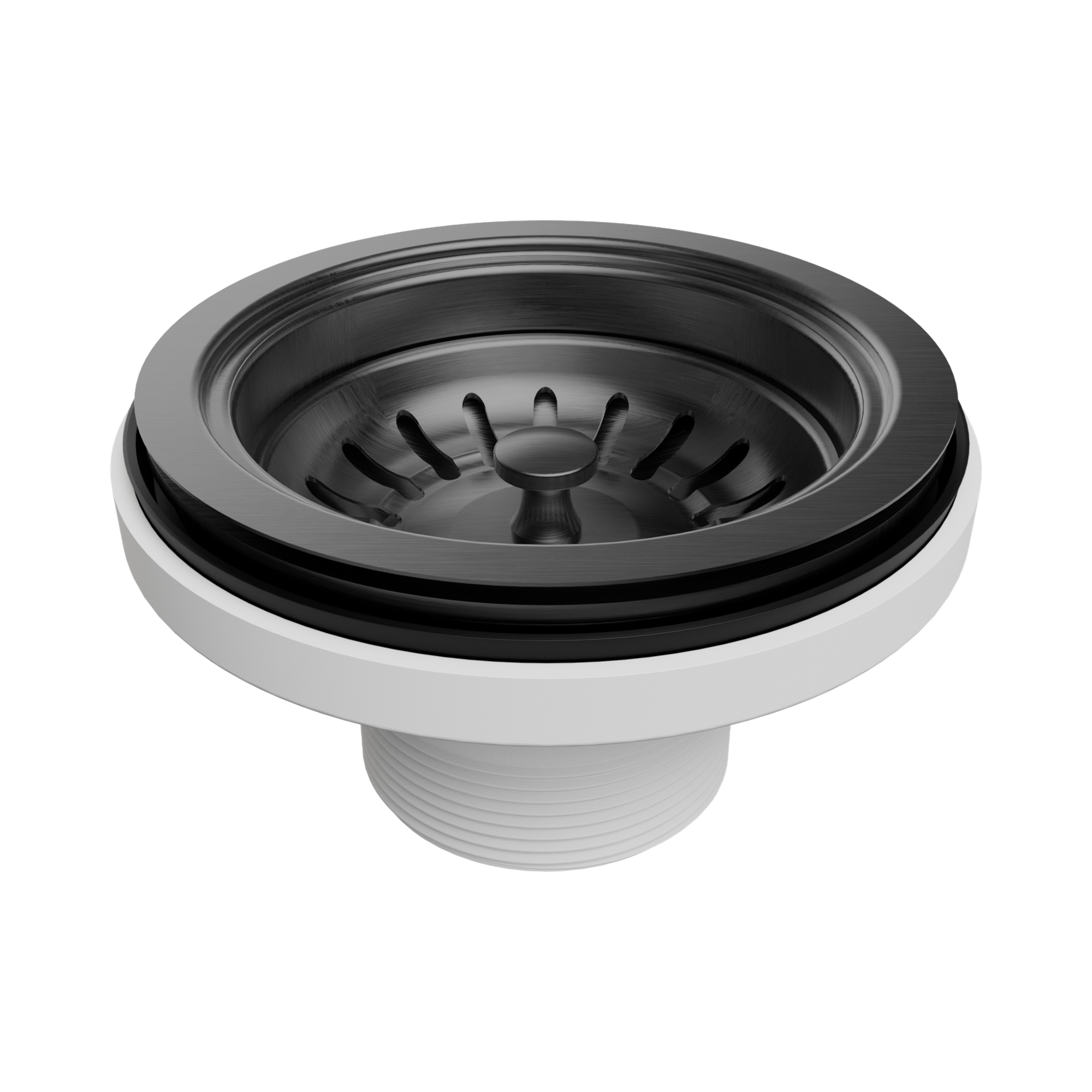 NERO KITCHEN SINK BASKET WASTE 114MM GUN METAL