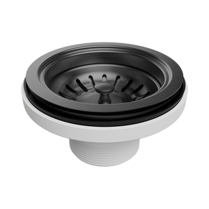 NERO KITCHEN SINK BASKET WASTE 114MM GUN METAL