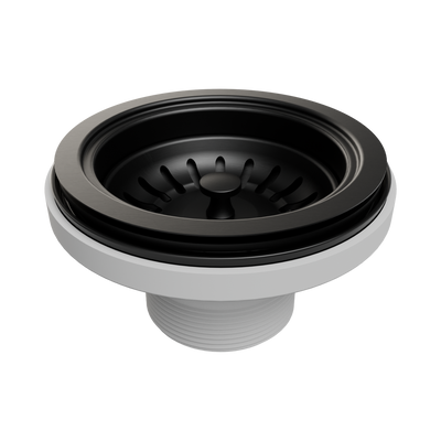 NERO KITCHEN SINK BASKET WASTE 114MM PVD BLACK