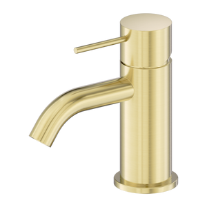 NERO MECCA MINI BASIN MIXER 138MM BRUSHED GOLD