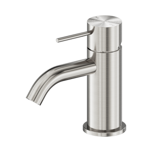 NERO MECCA MINI BASIN MIXER 138MM BRUSHED NICKEL