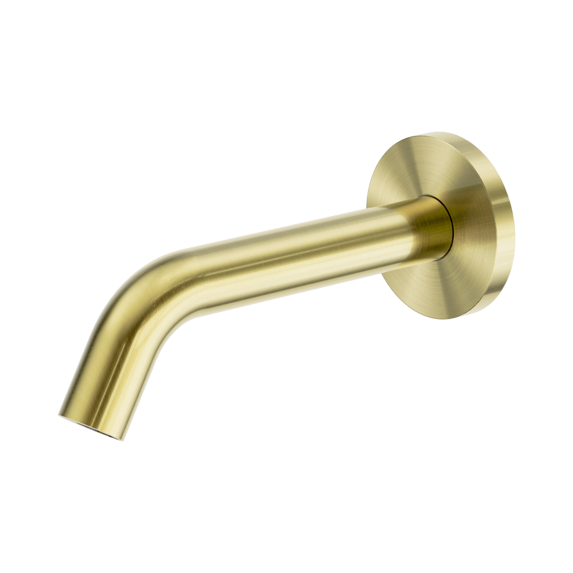 NERO MECCA WALL MOUNT SENSOR SPOUT 197MM BRUSHED GOLD