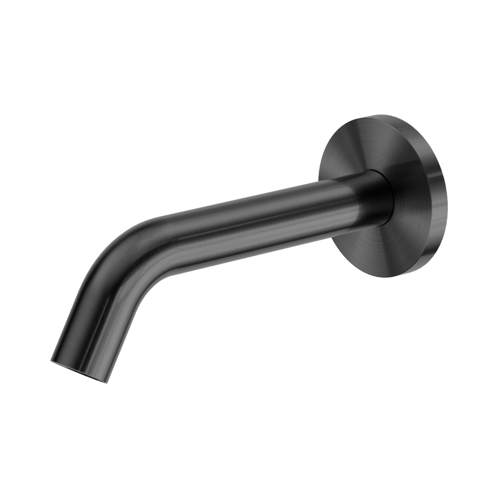 NERO MECCA WALL MOUNT SENSOR SPOUT 197MM GUN METAL