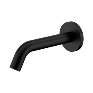 NERO MECCA WALL MOUNT SENSOR SPOUT 197MM MATTE BLACK