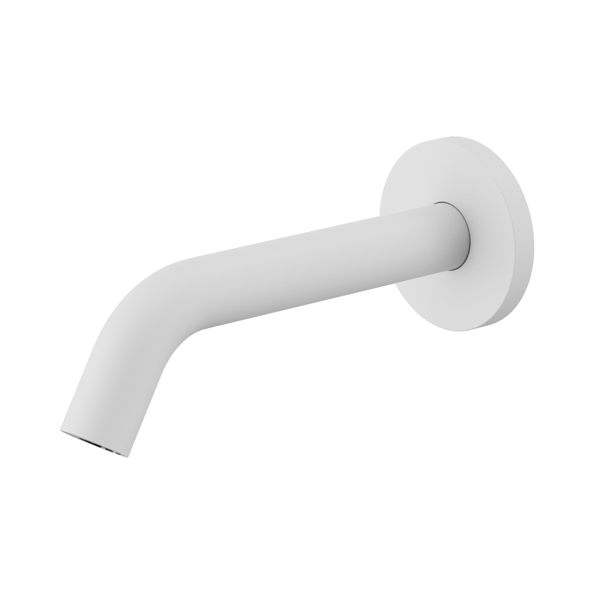 NERO MECCA WALL MOUNT SENSOR SPOUT 197MM MATTE WHITE