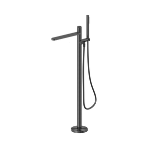 NERO PURE PROGRESSIVE FREESTANDING BATH MIXER WITH HAND SHOWER 1156MM GRAPHITE