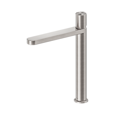 NERO PURE TALL BASIN MIXER 296MM BRUSHED NICKEL