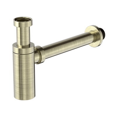 NERO ROUND BOTTLE TRAP 40MM AGED BRASS