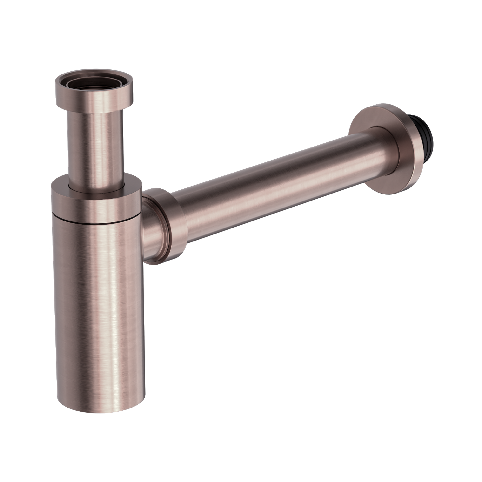NERO ROUND BOTTLE TRAP 40MM BRUSHED BRONZE