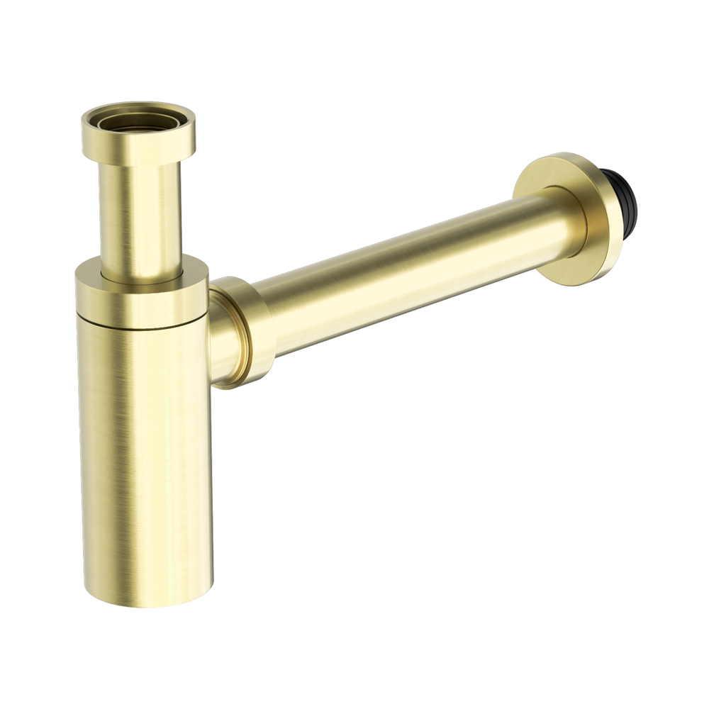 NERO ROUND BOTTLE TRAP 40MM BRUSHED GOLD