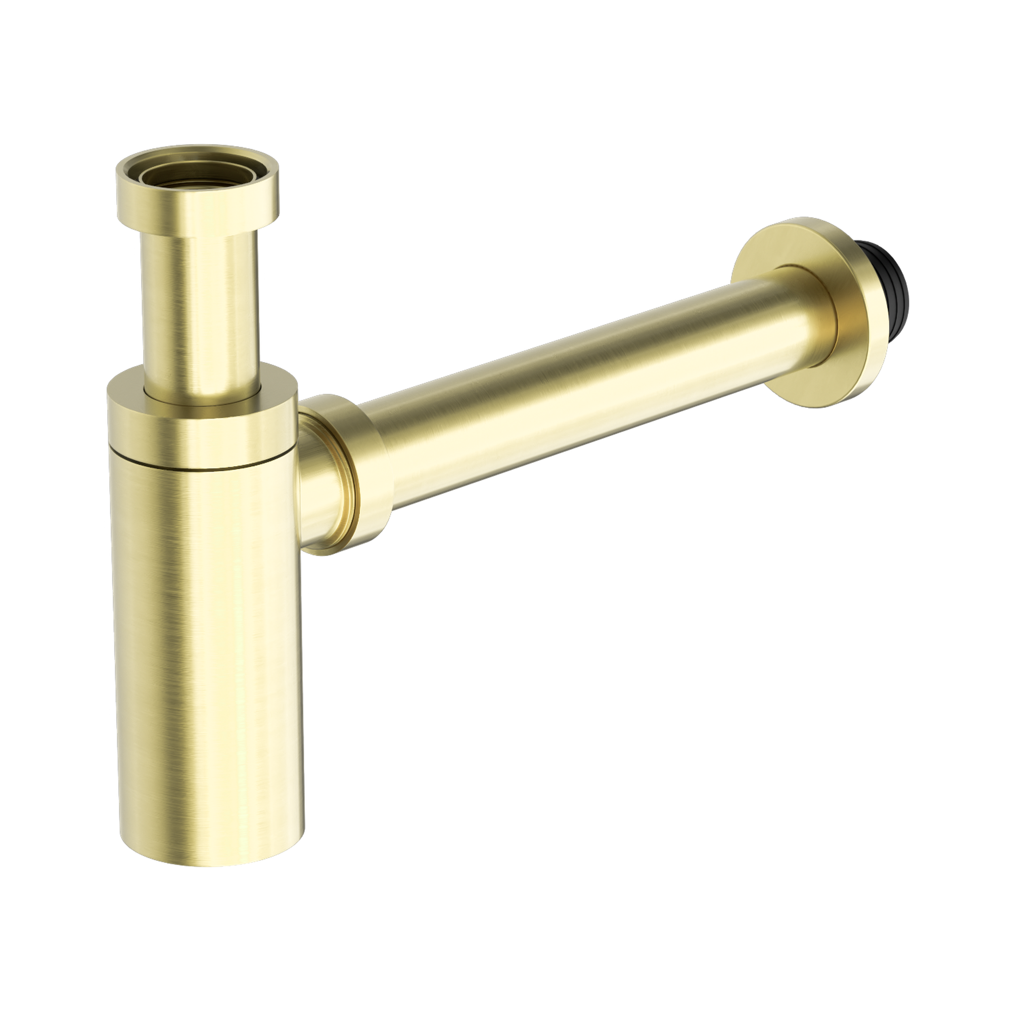 NERO ROUND BOTTLE TRAP 40MM BRUSHED GOLD