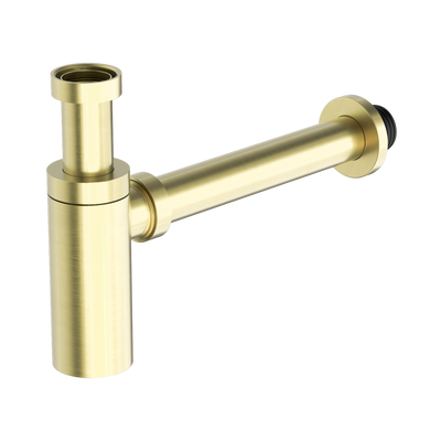 NERO ROUND BOTTLE TRAP 40MM BRUSHED GOLD