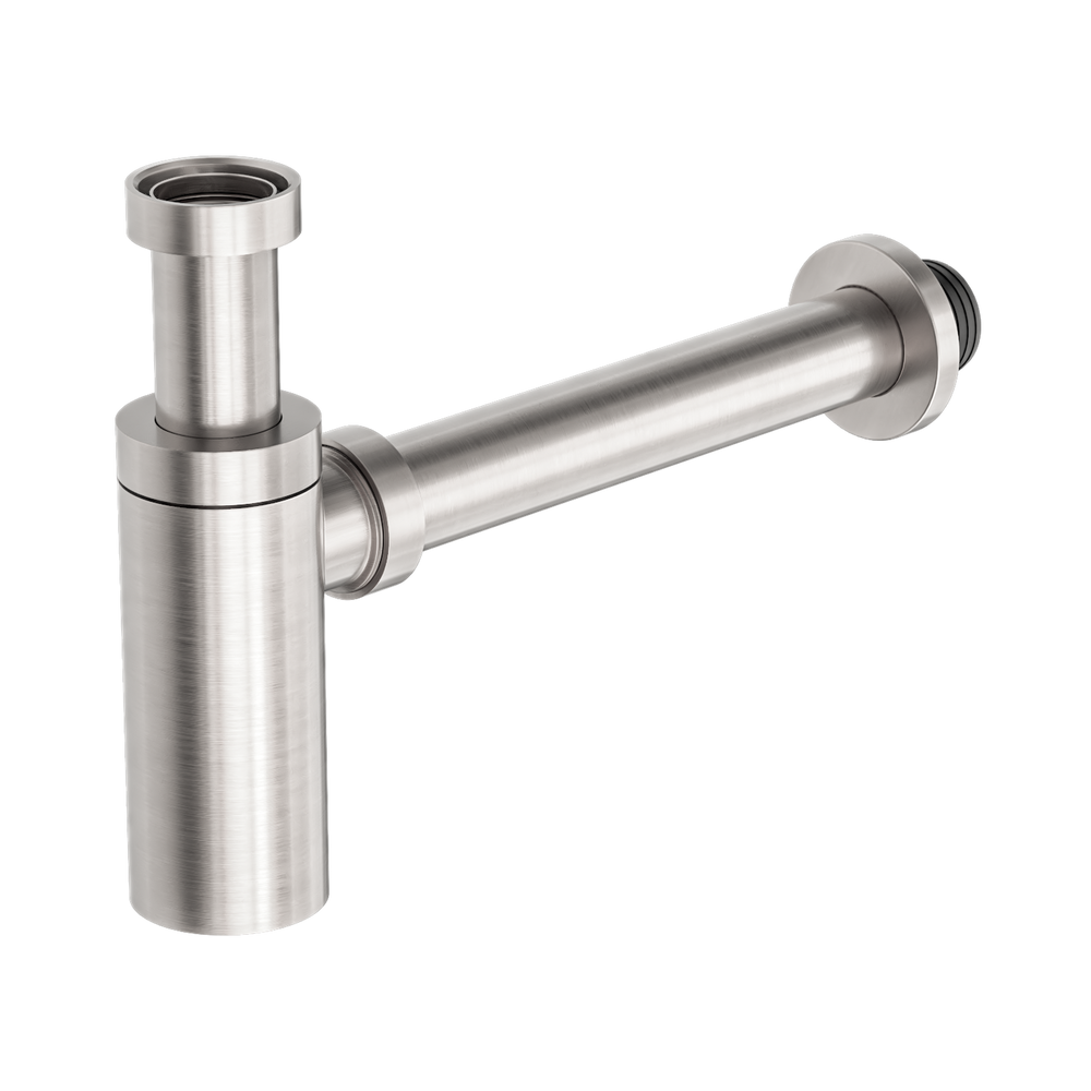 NERO ROUND BOTTLE TRAP 40MM BRUSHED NICKEL