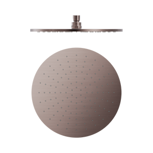 NERO ROUND SHOWER HEAD 300MM BRUSHED BRONZE