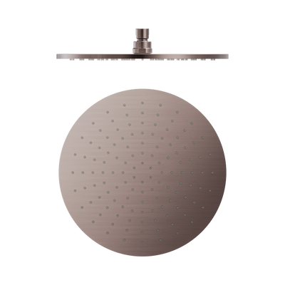 NERO ROUND SHOWER HEAD 300MM BRUSHED BRONZE