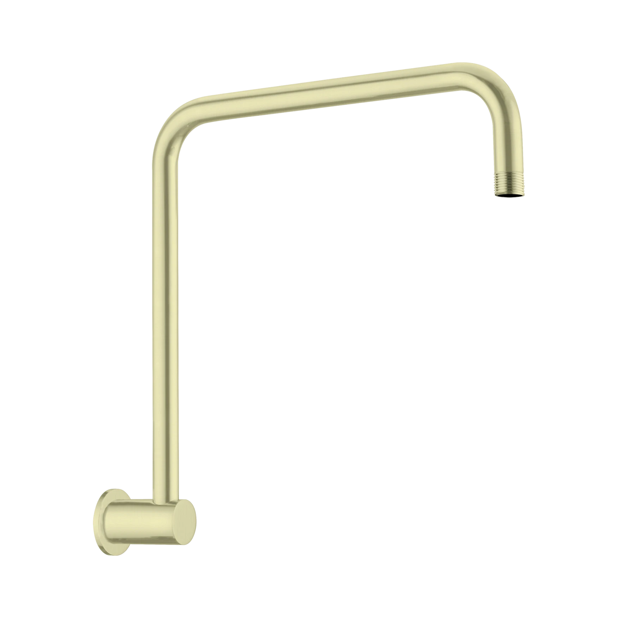 NERO ROUND SWIVEL SHOWER ARM 344MM BRUSHED GOLD