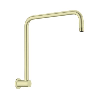 NERO ROUND SWIVEL SHOWER ARM 344MM BRUSHED GOLD