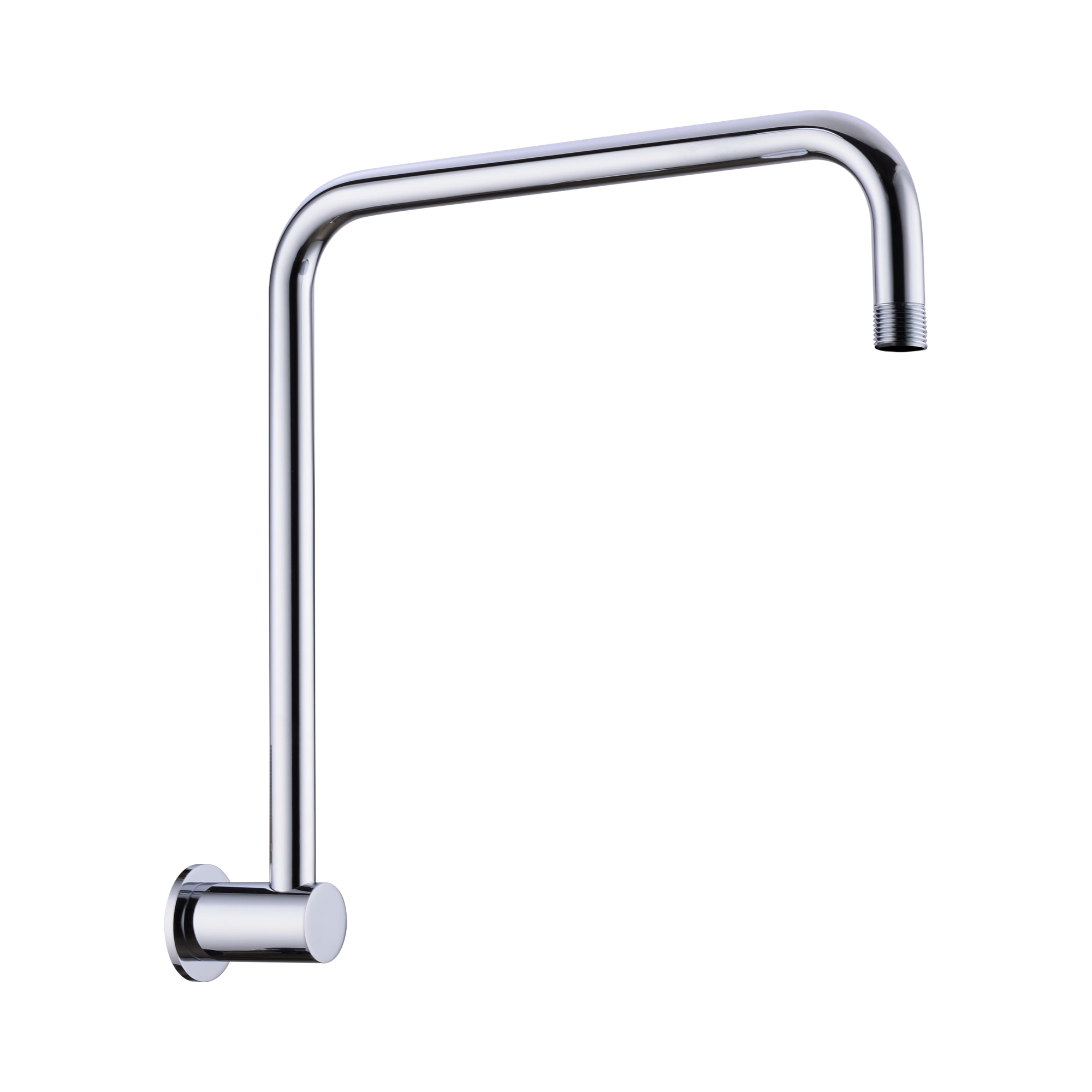 NERO ROUND SWIVEL SHOWER ARM 344MM CHROME