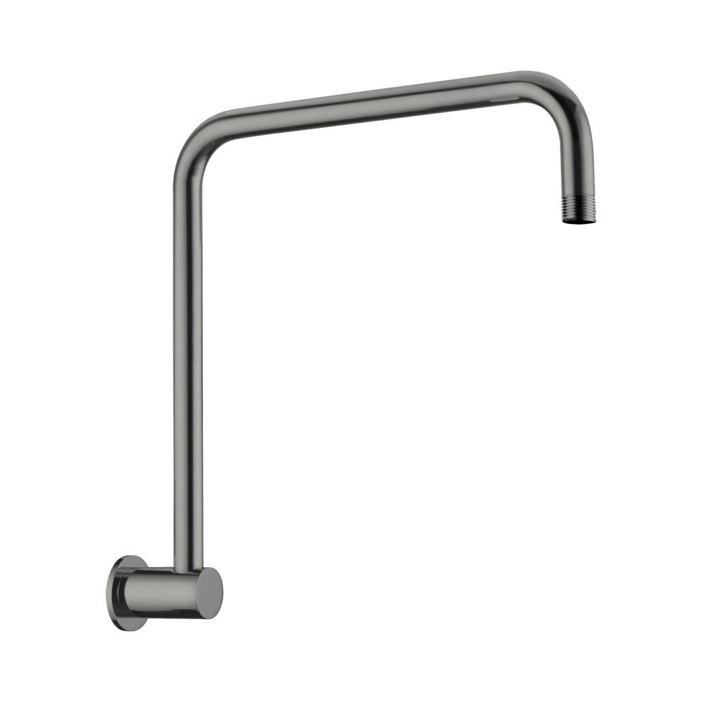 NERO ROUND SWIVEL SHOWER ARM 344MM GUN METAL
