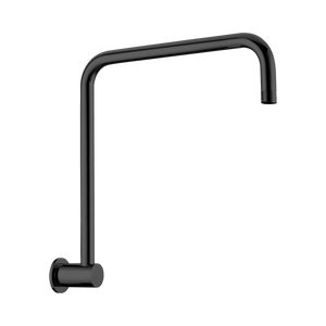 NERO ROUND SWIVEL SHOWER ARM 344MM MATTE BLACK