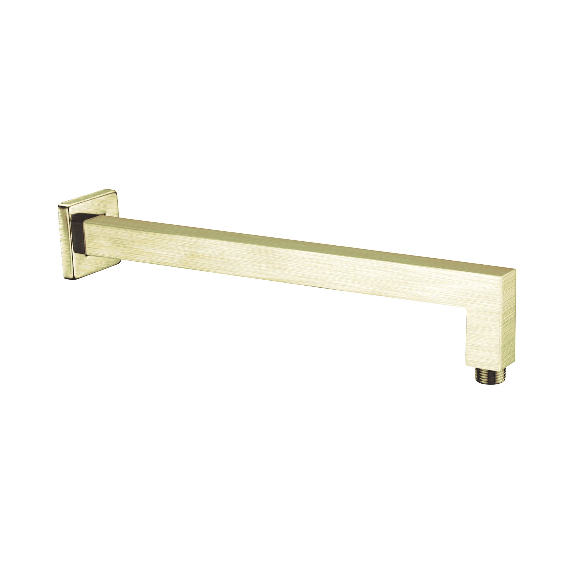 NERO SQUARE SHOWER ARM 352MM BRUSHED GOLD