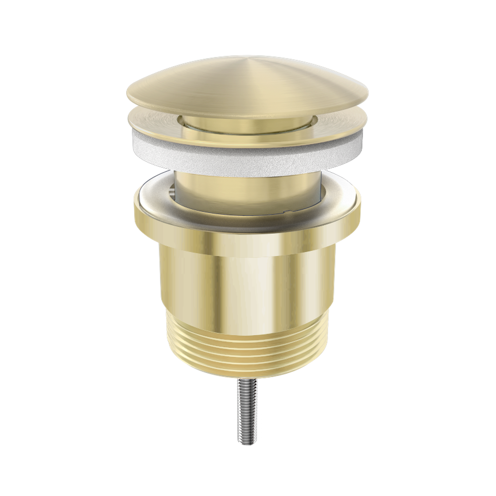 NERO UNIVERSAL POP UP WASTE BRUSHED GOLD