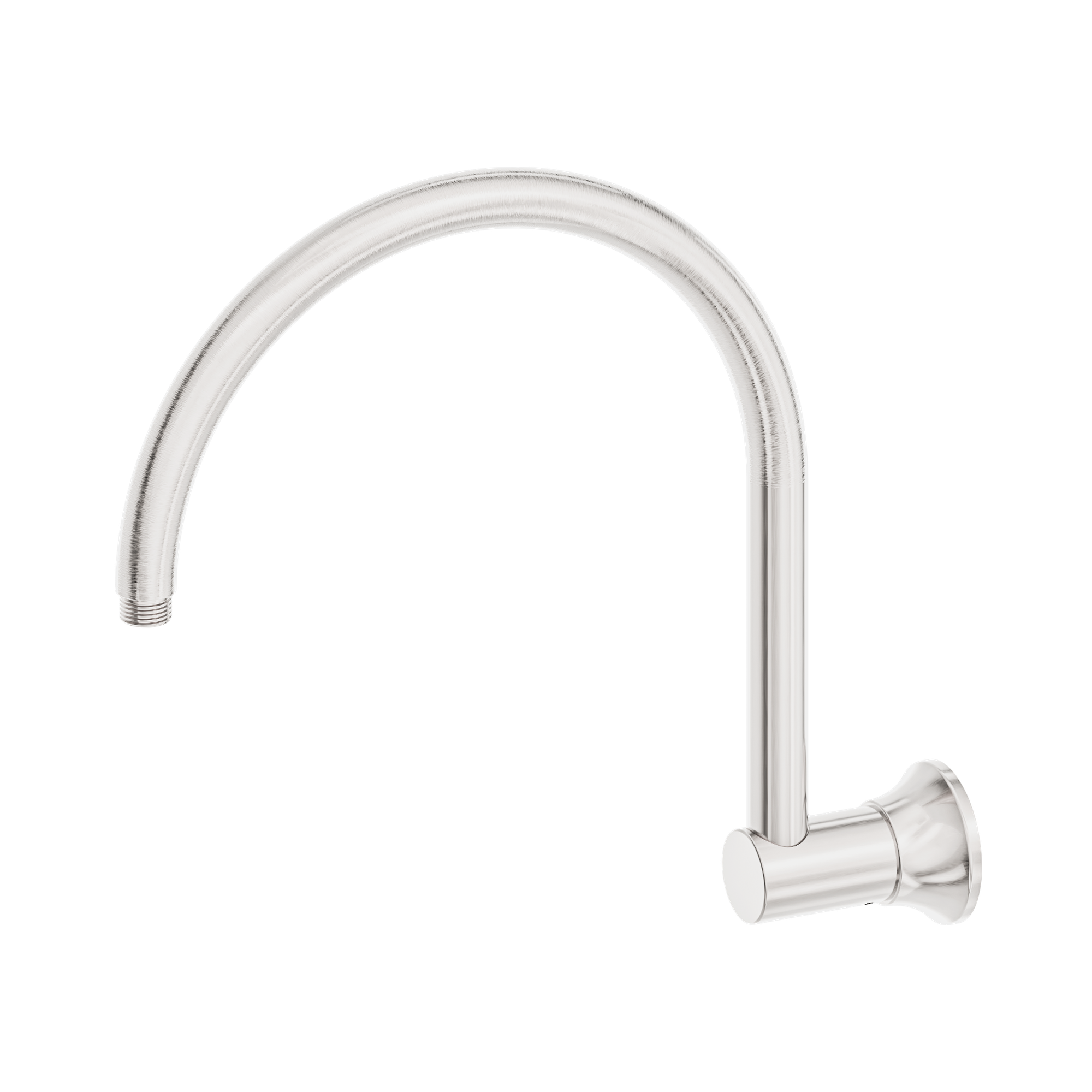 NERO YORK SHOWER ARM 346MM BRUSHED NICKEL