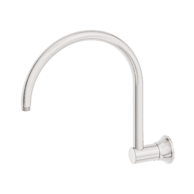 NERO YORK SHOWER ARM 346MM BRUSHED NICKEL