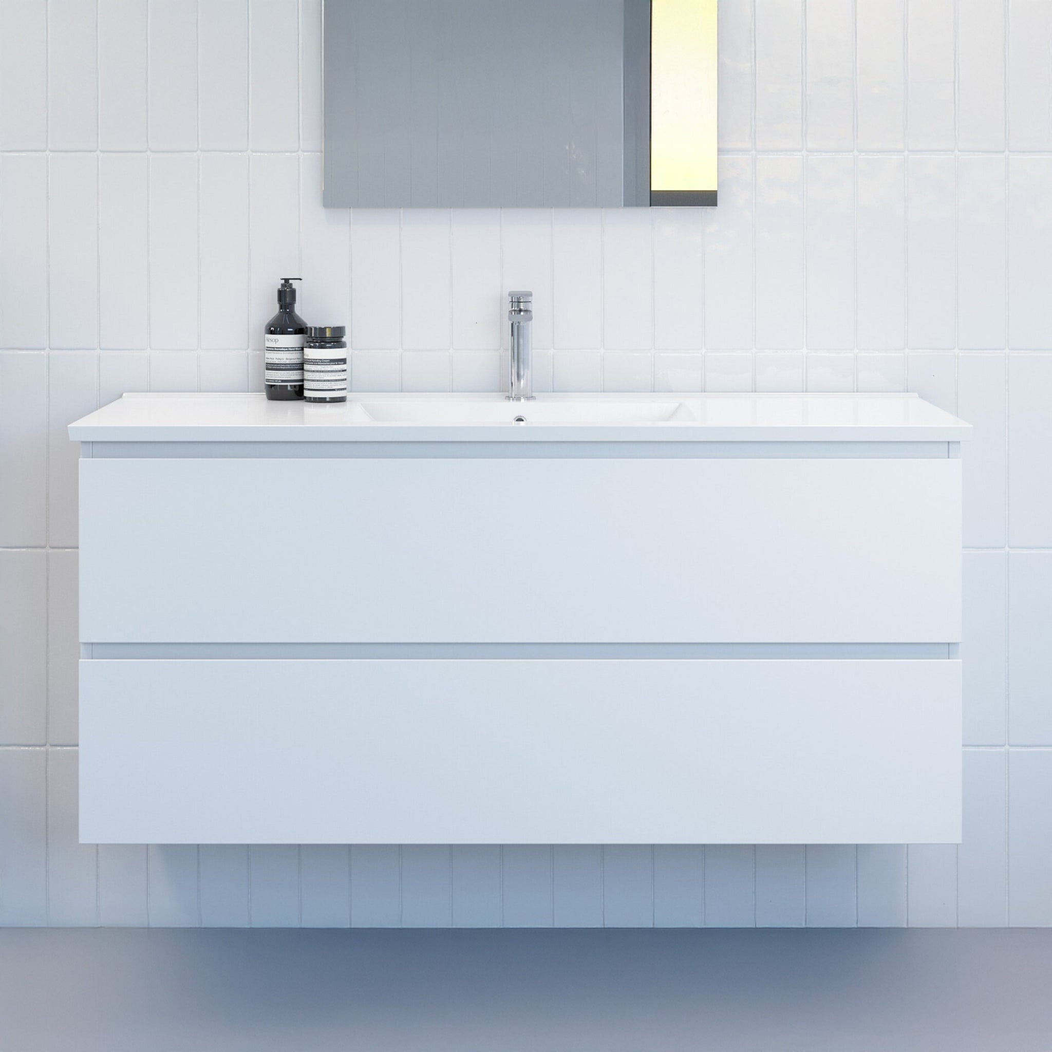 TIMBERLINE NEVADA PLUS CUSTOM WALL HUNG VANITY (ALL SIZING)