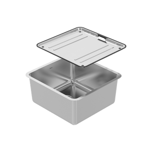 SCHOCK LAGO SINGLE BOWL KITCHEN SINK STAINLESS STEEL 420MM