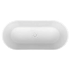 DECINA NOVARA FREESTANDING BATHTUB GLOSS WHITE (AVAILABLE IN 1480MM AND 1680MM)