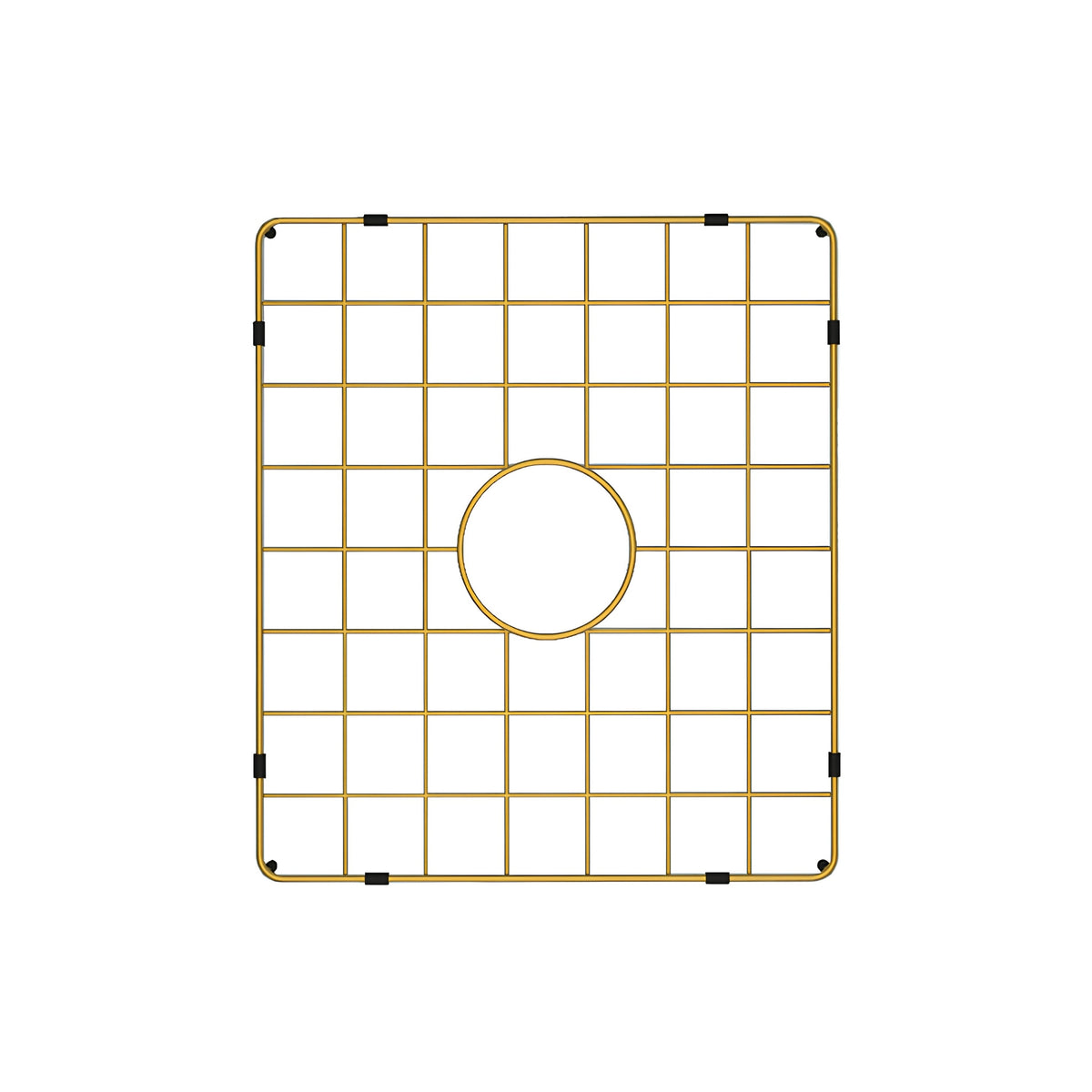 TURNER HASTINGS NOVI PROTECTIVE SINK GRID 445MM BRUSHED BRASS