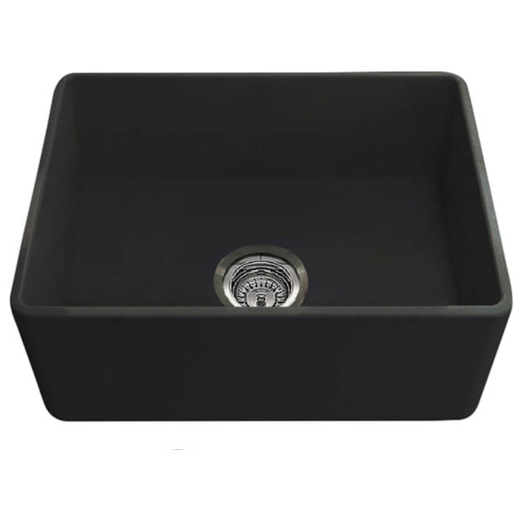 TURNER HASTINGS NOVI FARMHOUSE BUTLER SINK MATTE BLACK 600MM